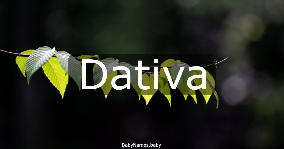 Dativa