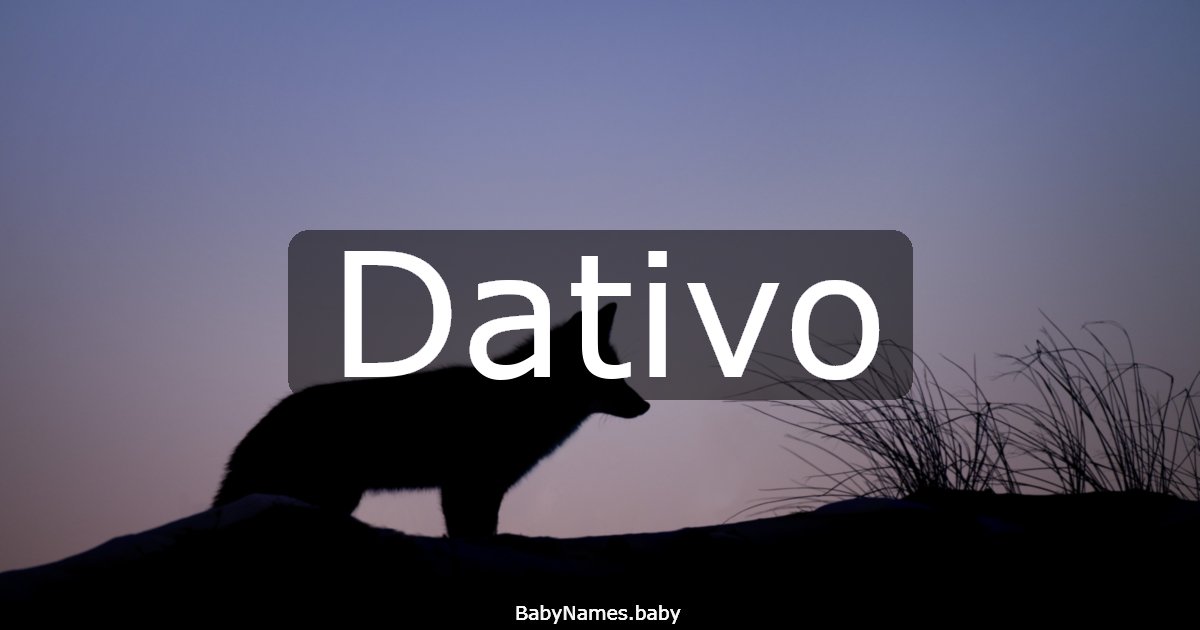 Dativo