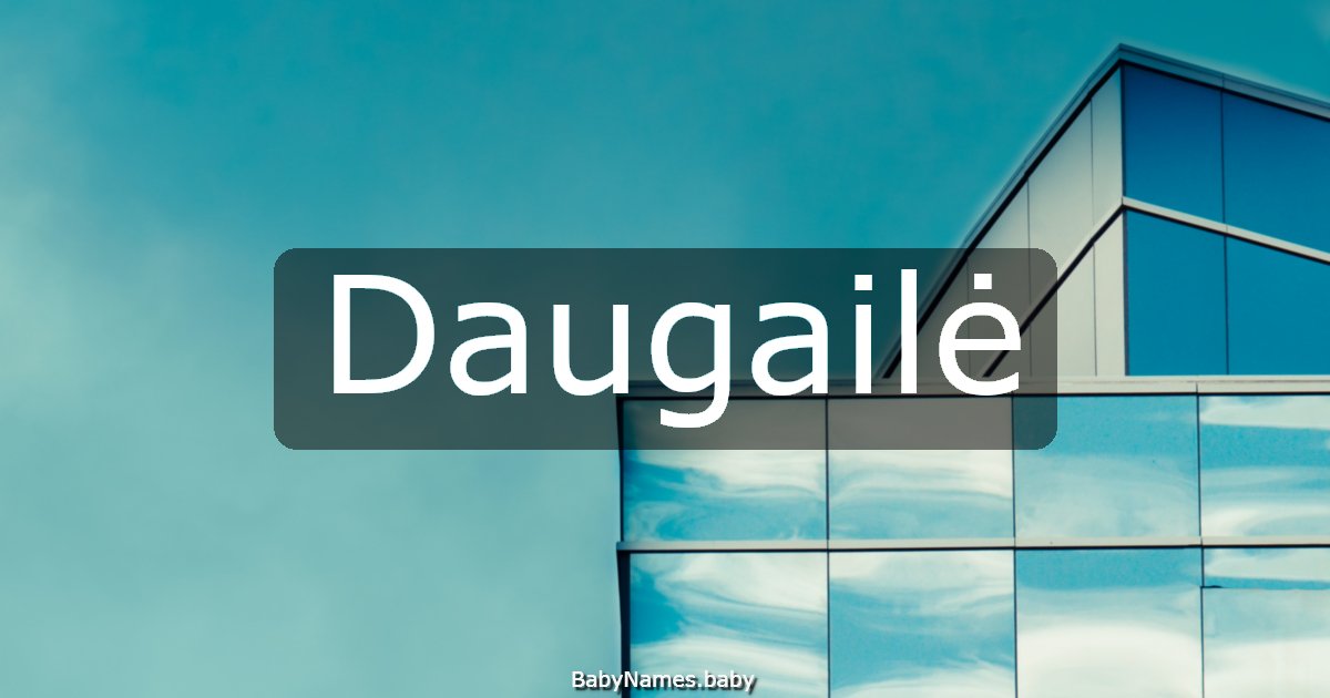 Daugailė