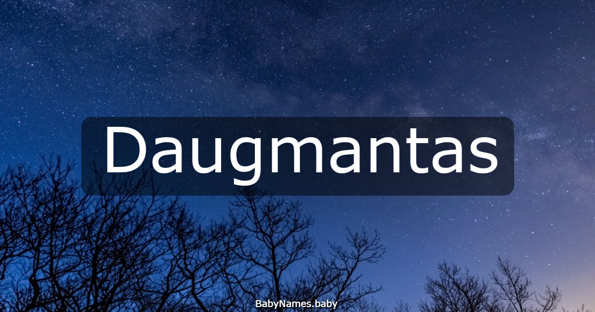 Daugmantas