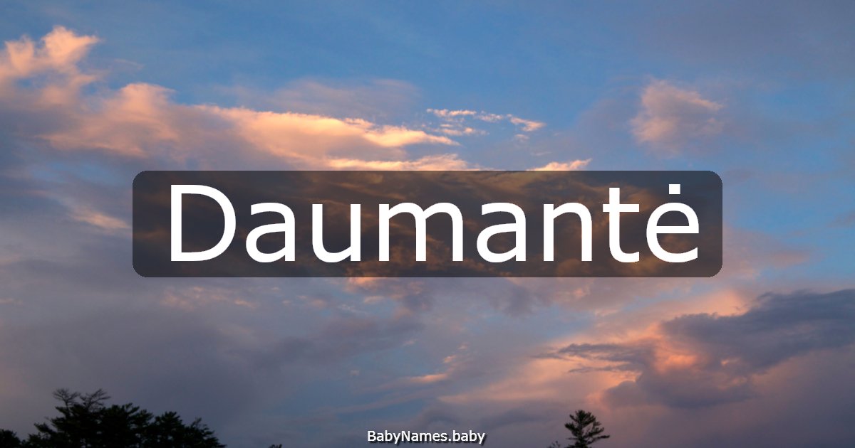 Daumantė