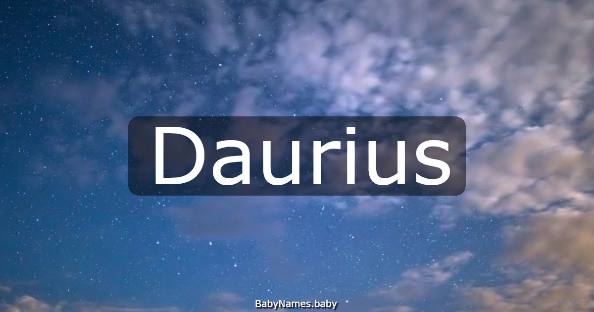 Daurius