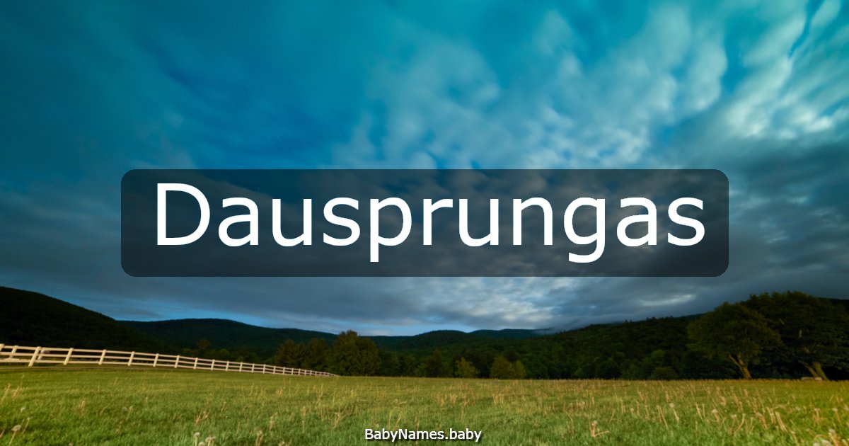 Dausprungas