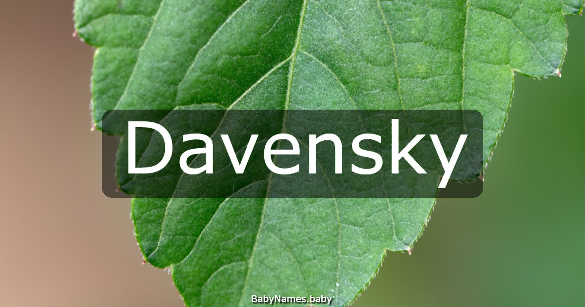 Davensky