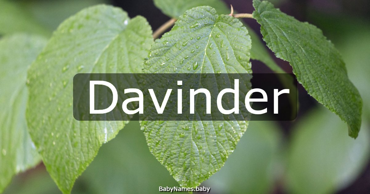 Davinder