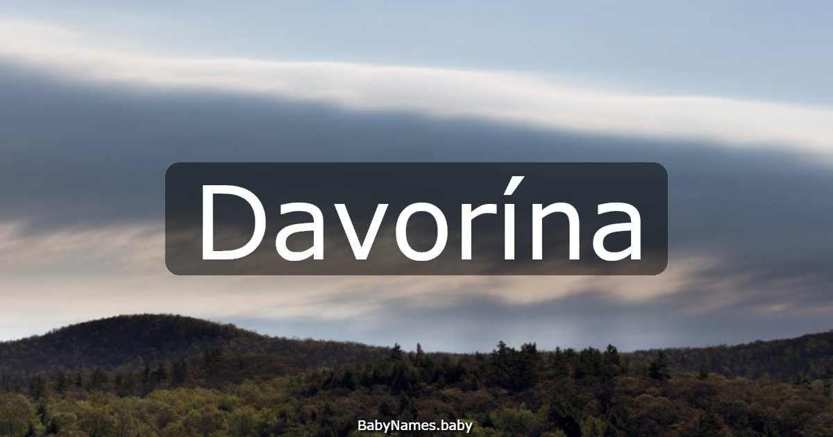 Davorína