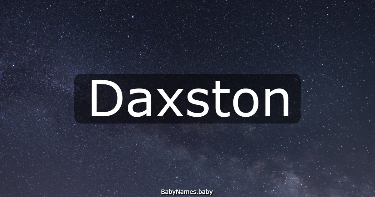 Daxston