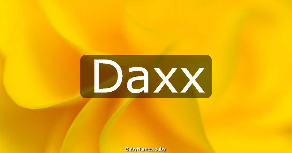 Daxx