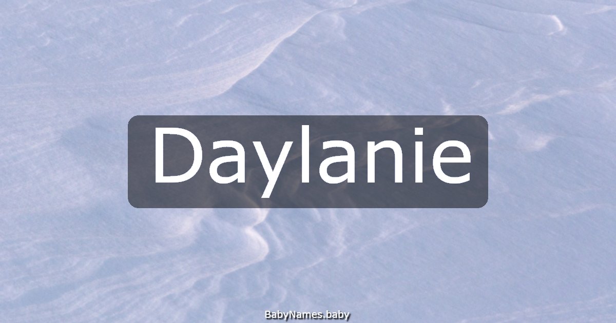 Daylanie