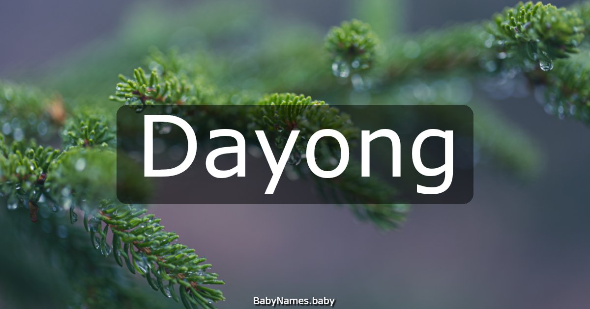 Dayong