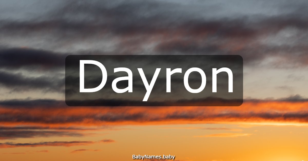 Dayron