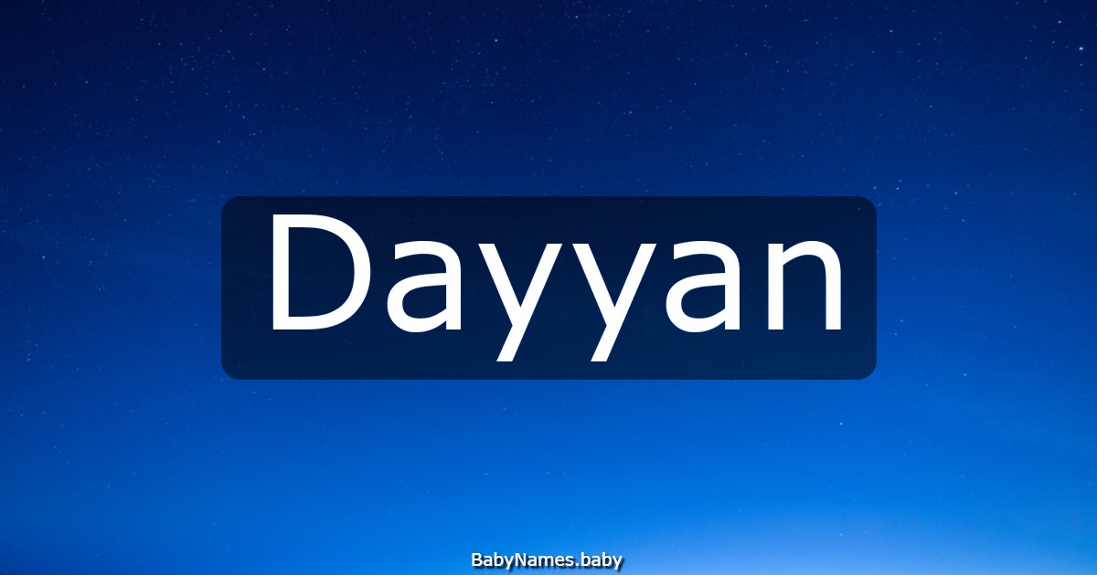 Dayyan