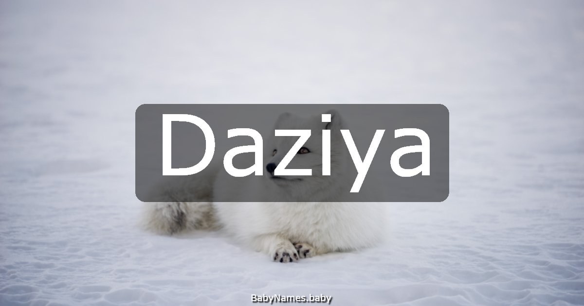 Daziya