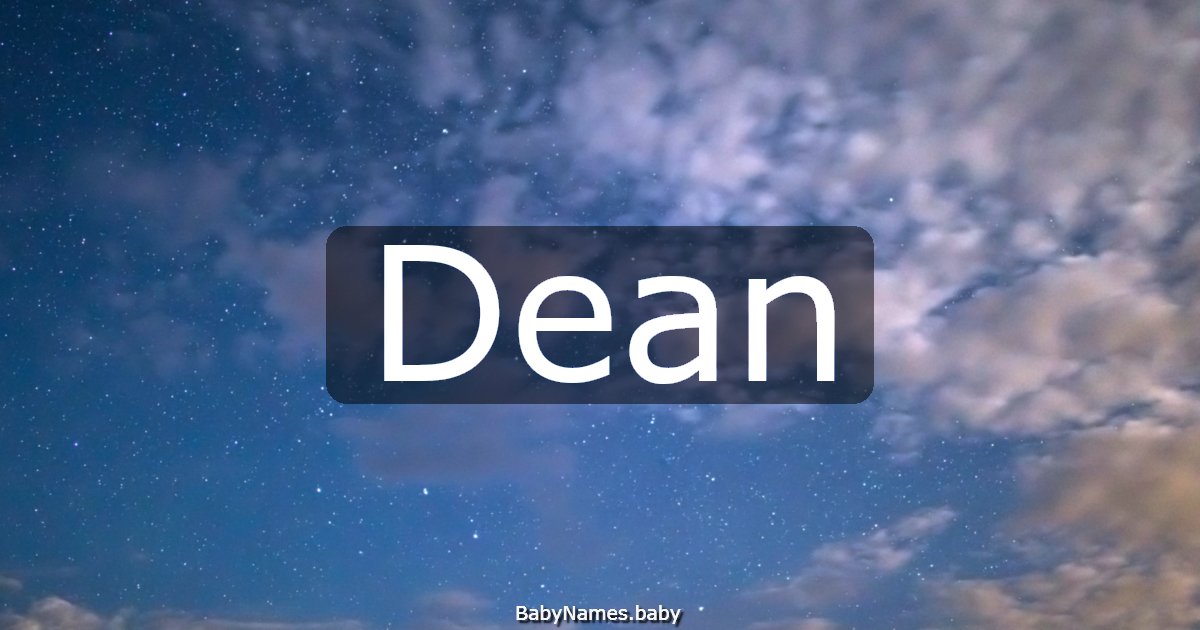 Dean