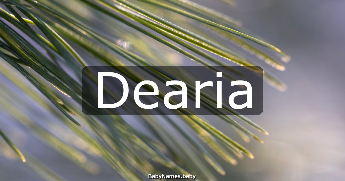Dearia