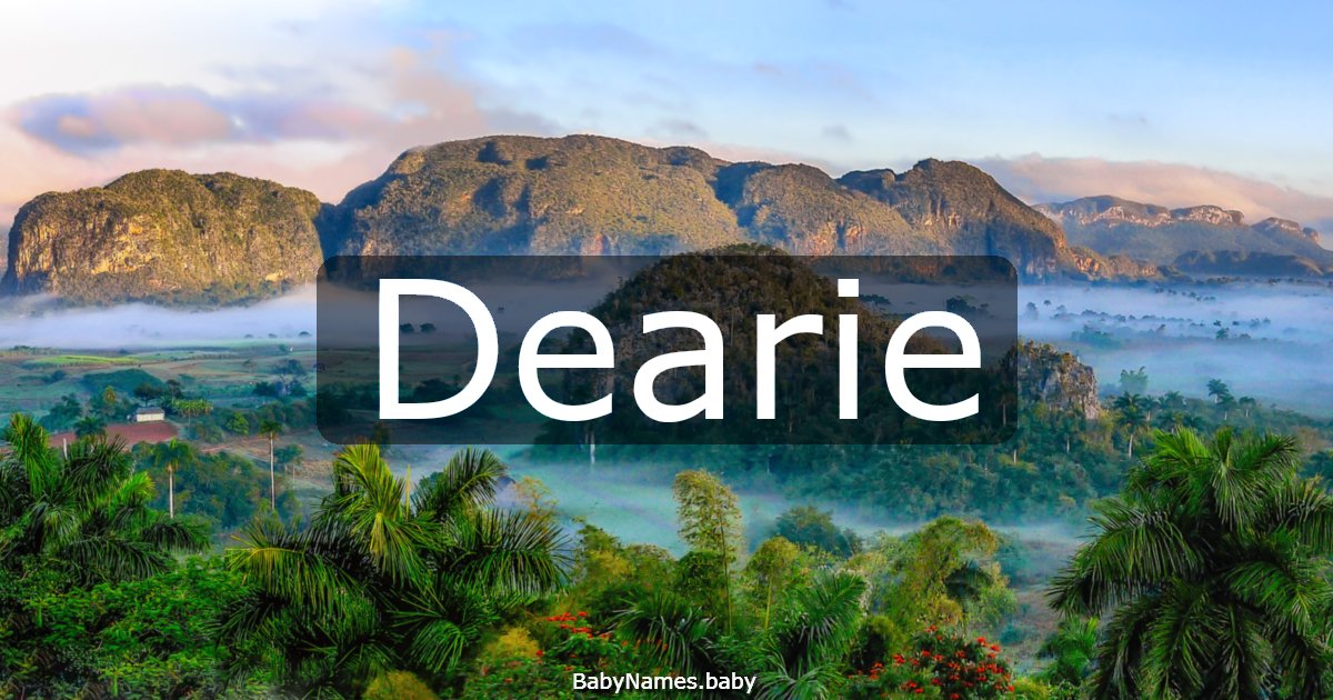 Dearie