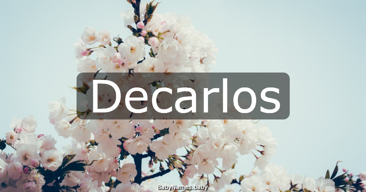 Decarlos
