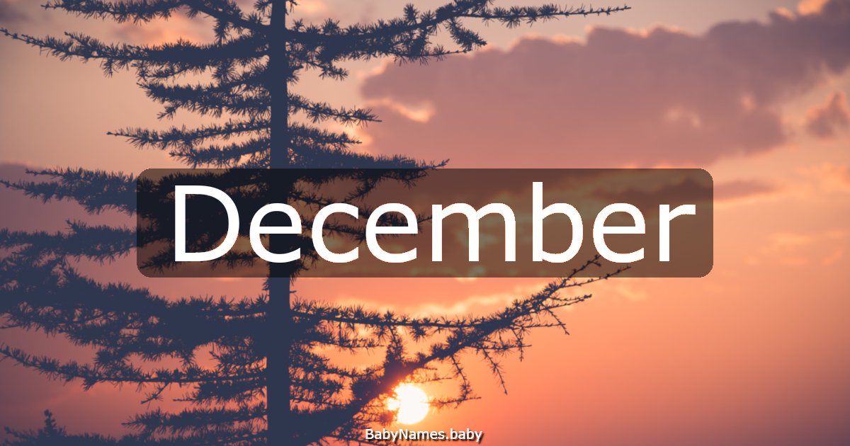 December