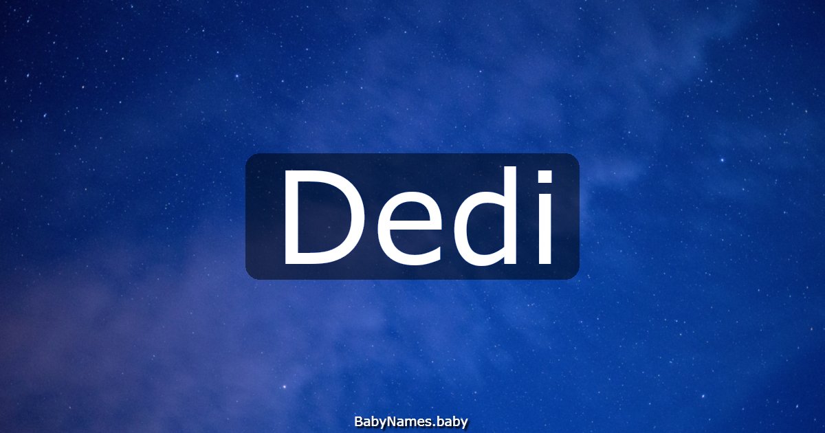 Dedi