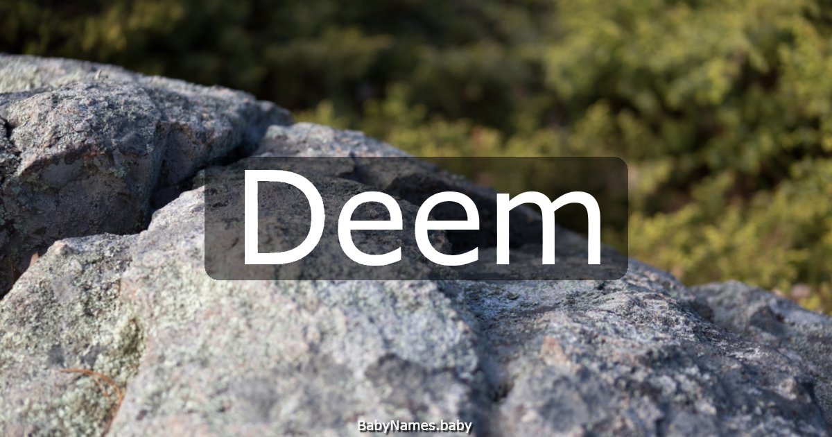 Deem