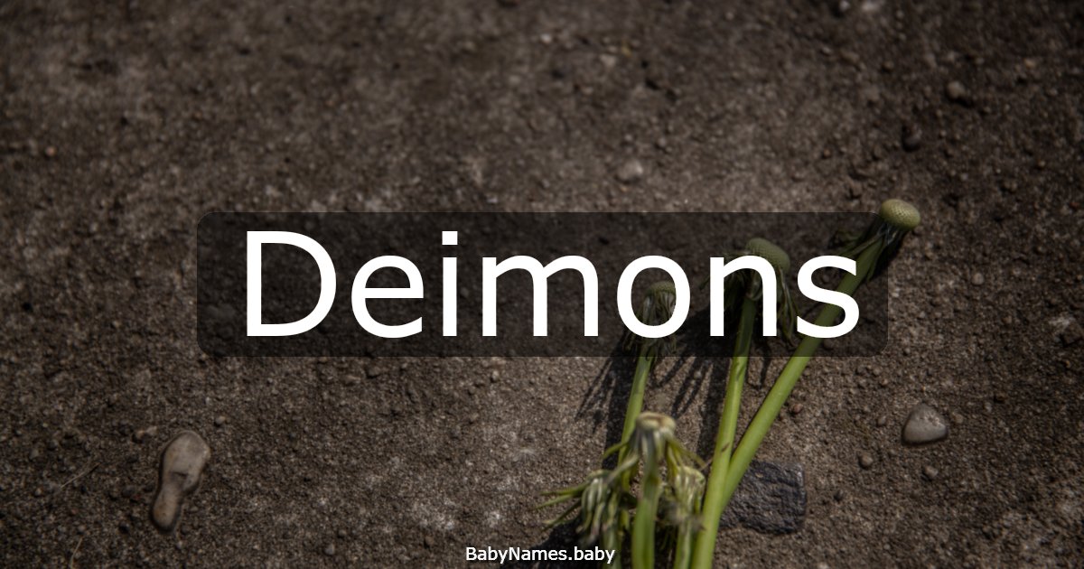 Deimons