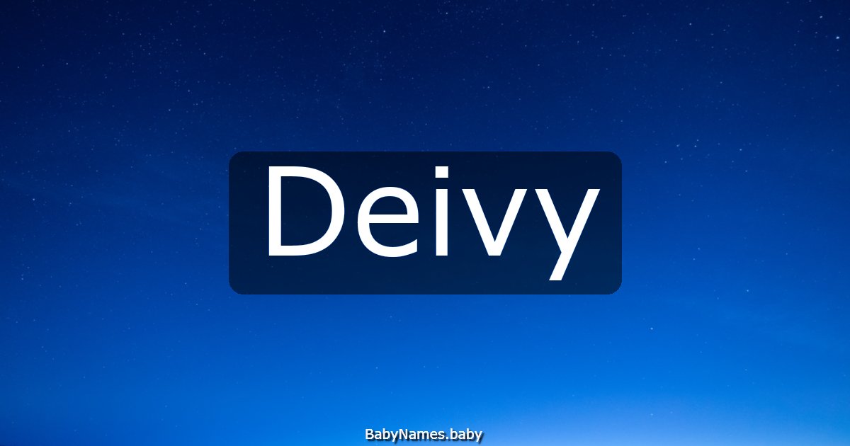 Deivy