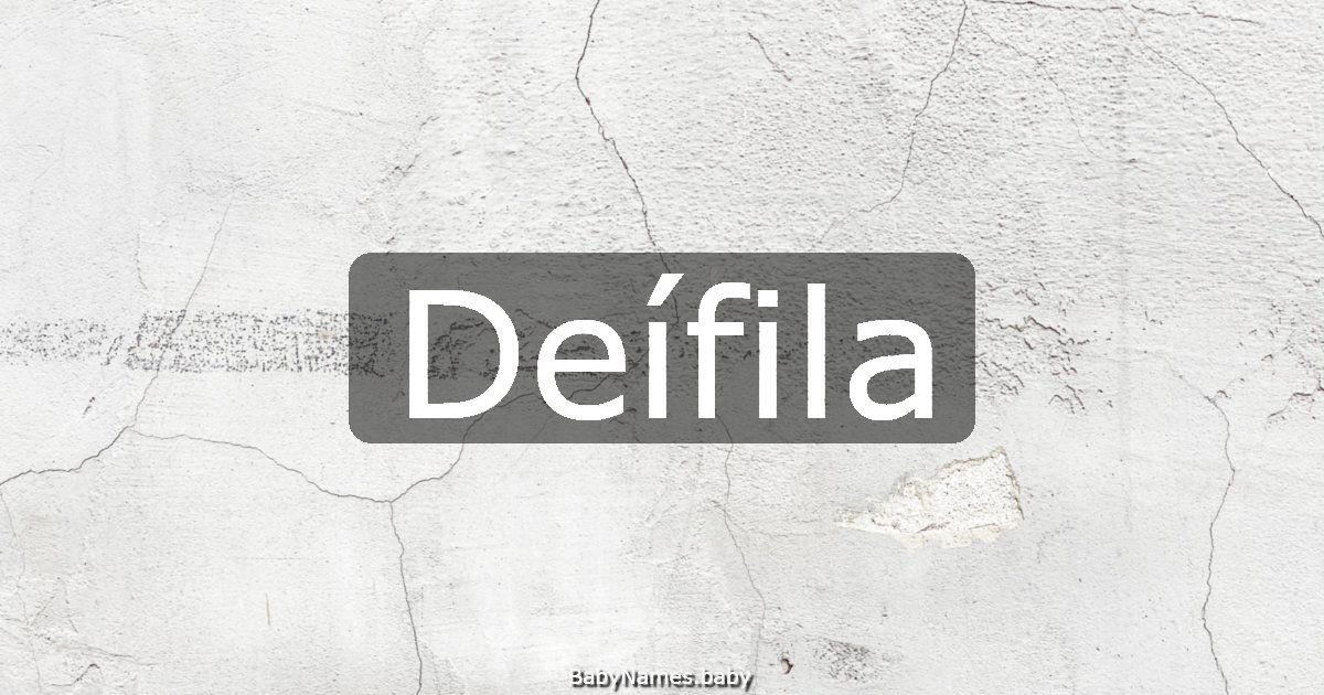 Deífila