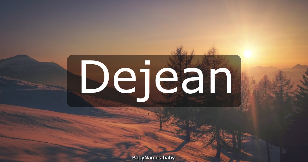 Dejean