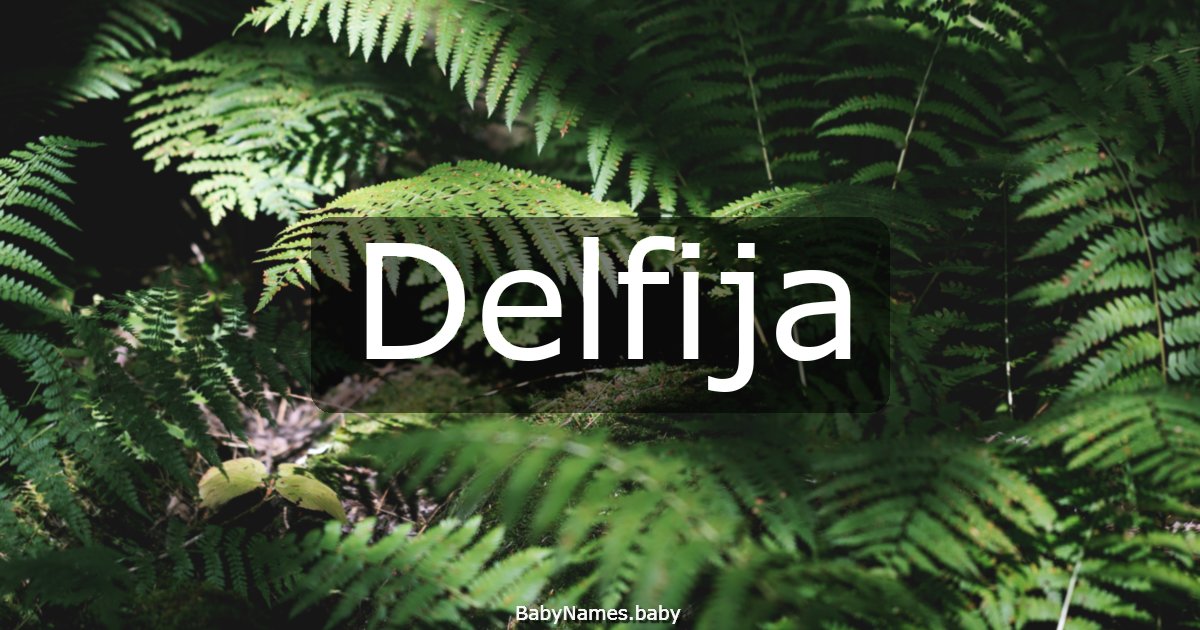 Delfija