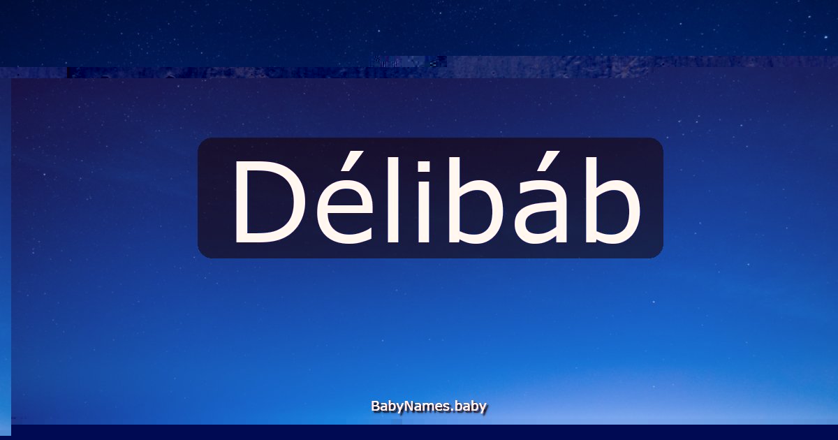 Délibáb