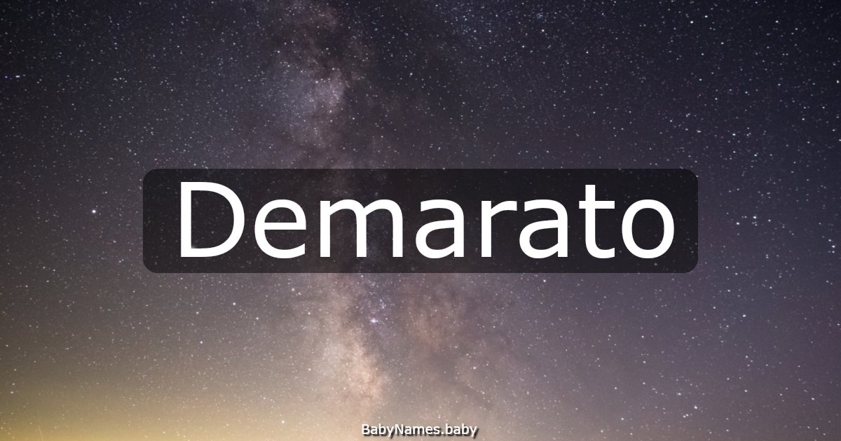 Demarato
