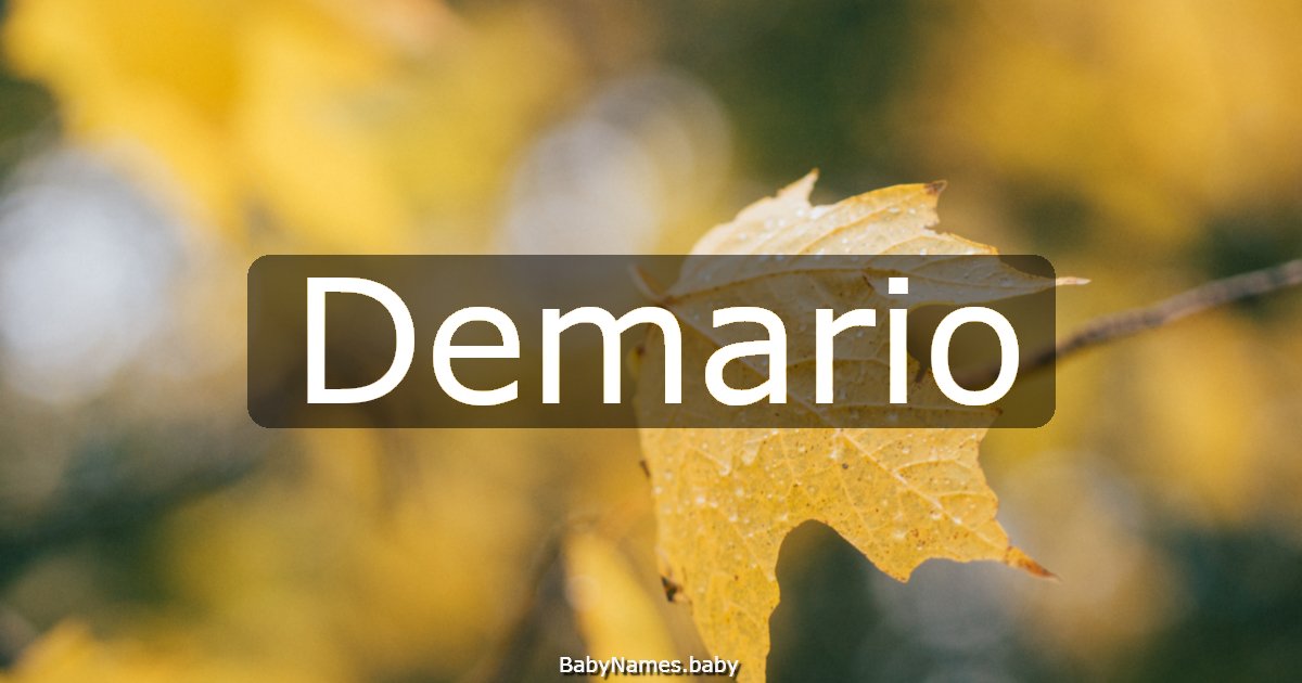 Demario