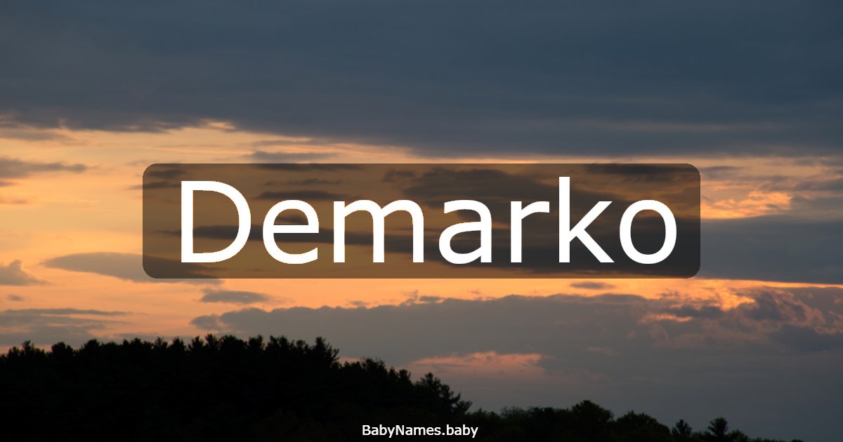 Demarko