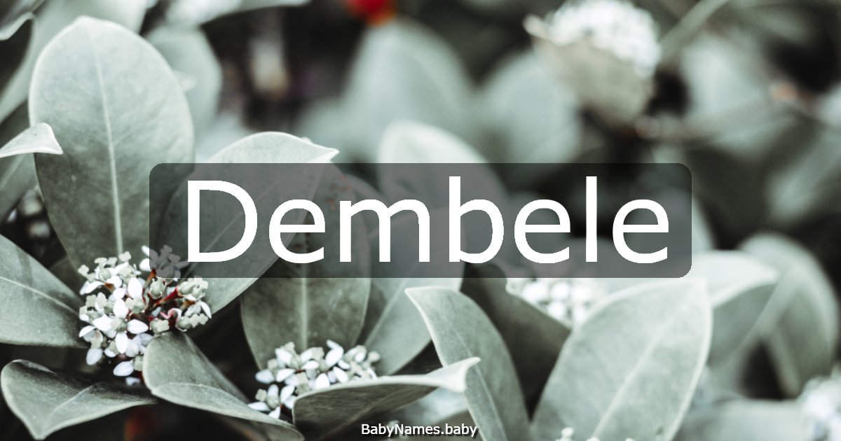 Dembele