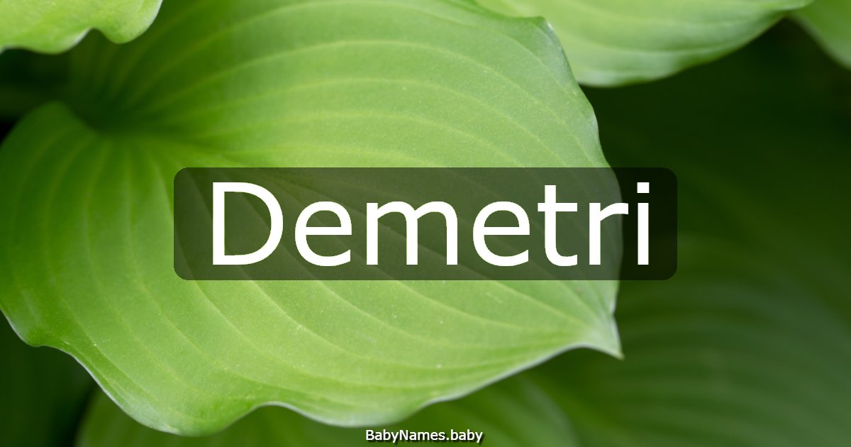 Demetri