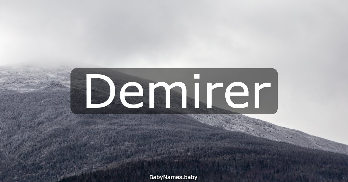 Demirer