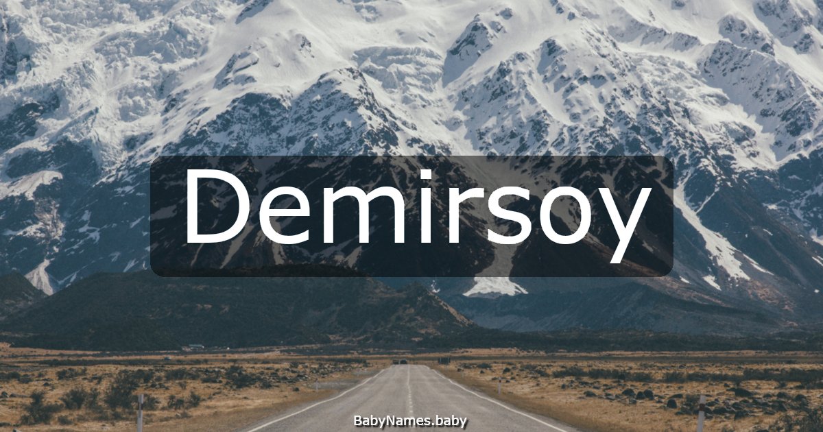 Demirsoy