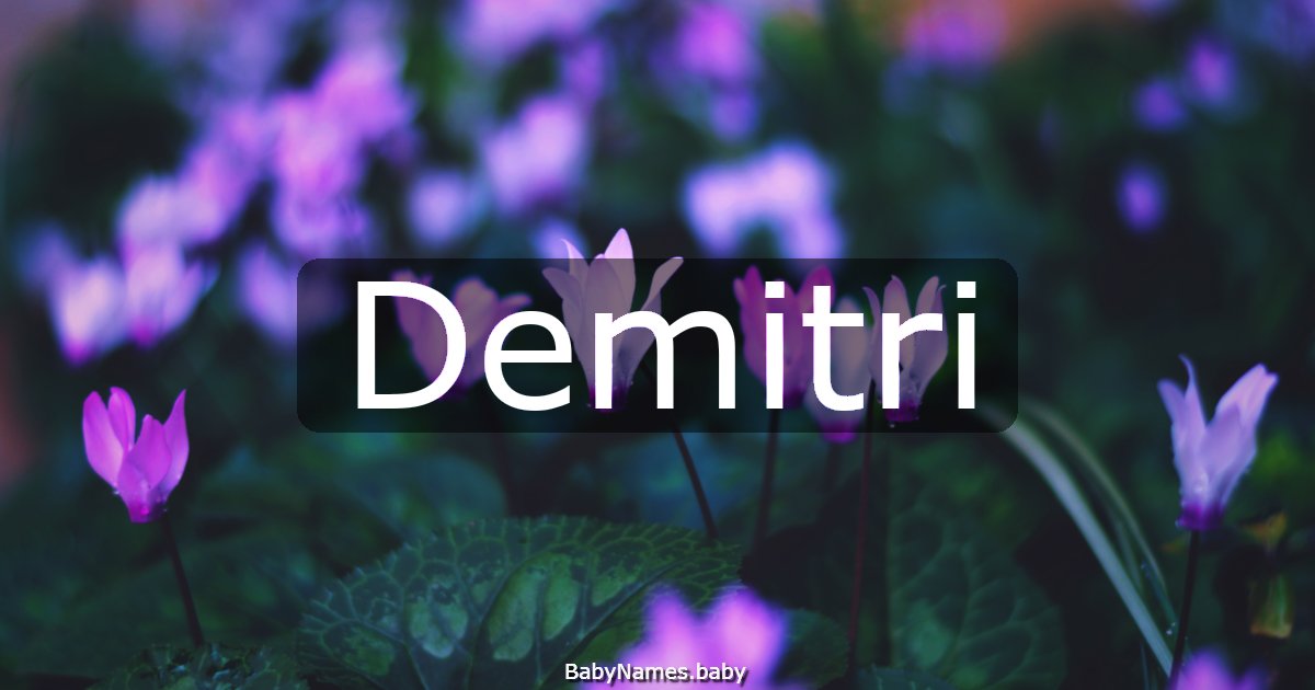 Demitri