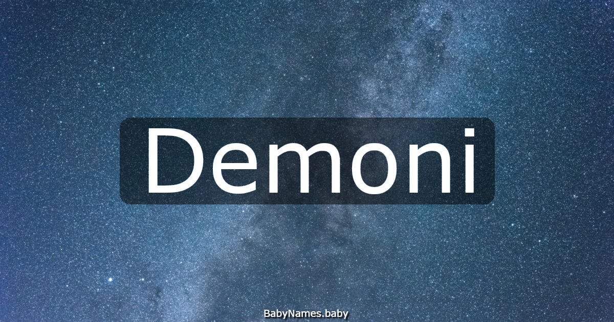 Demoni
