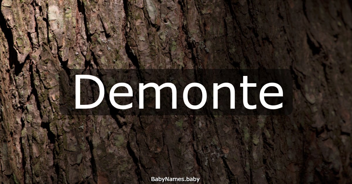 Demonte