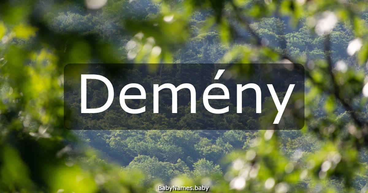 Demény
