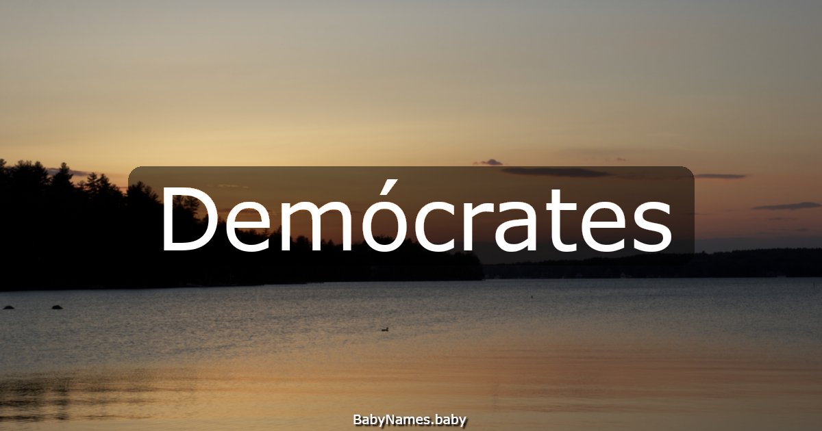 Demócrates