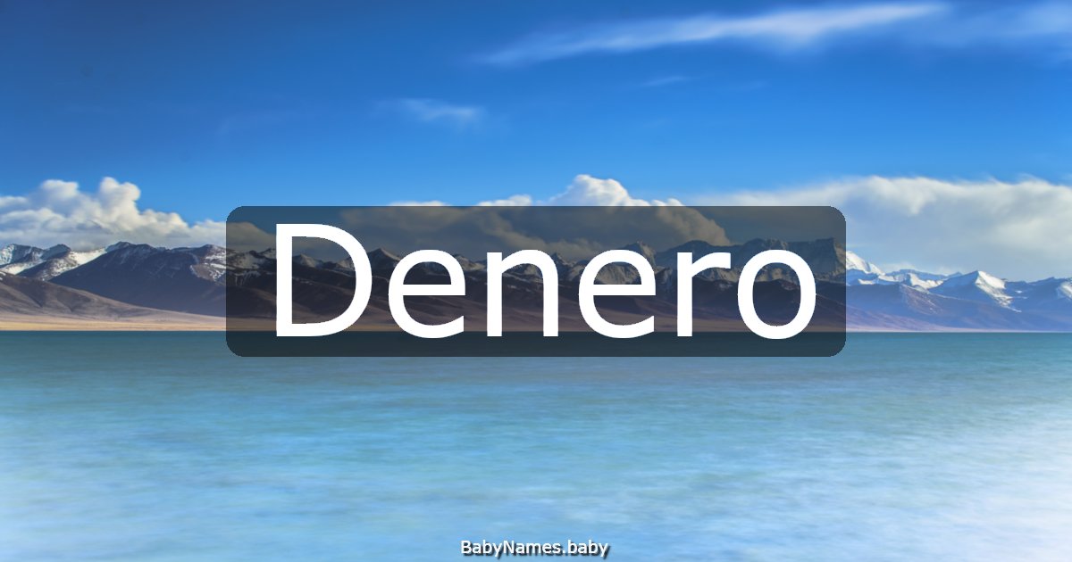 Denero
