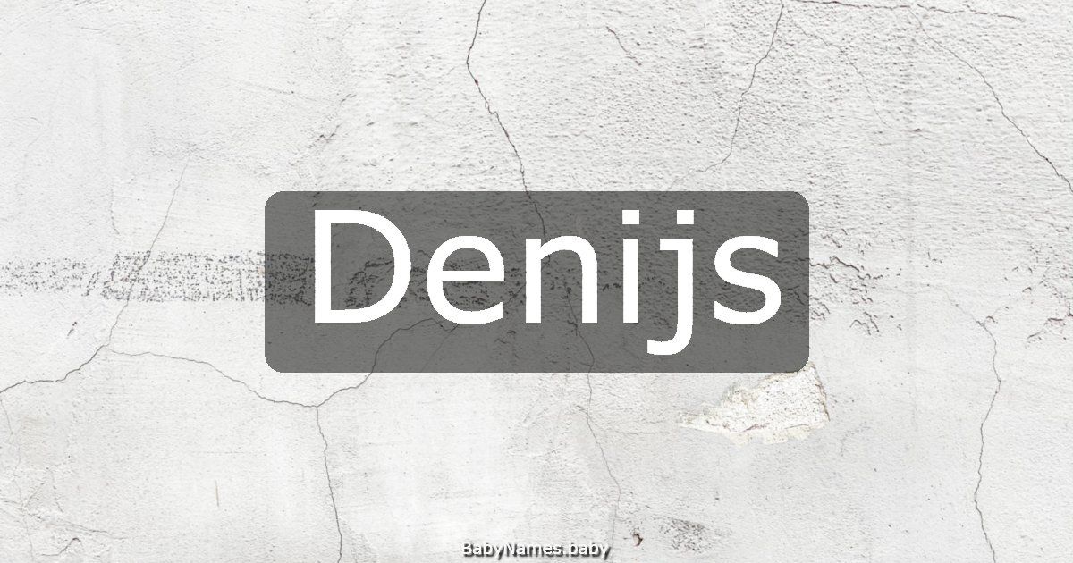 Denijs