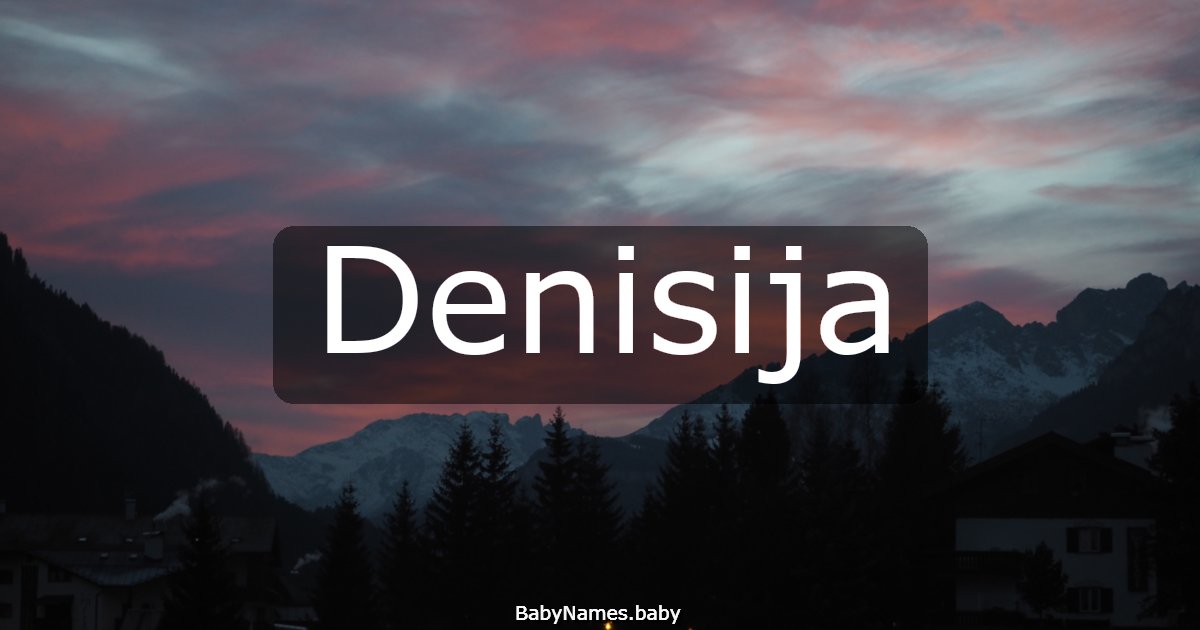 Denisija