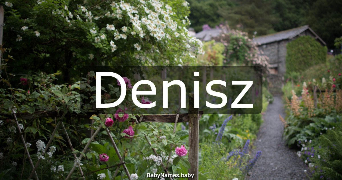 Denisz