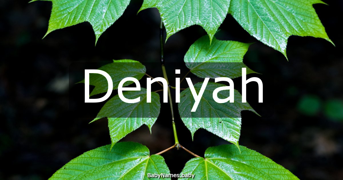Deniyah