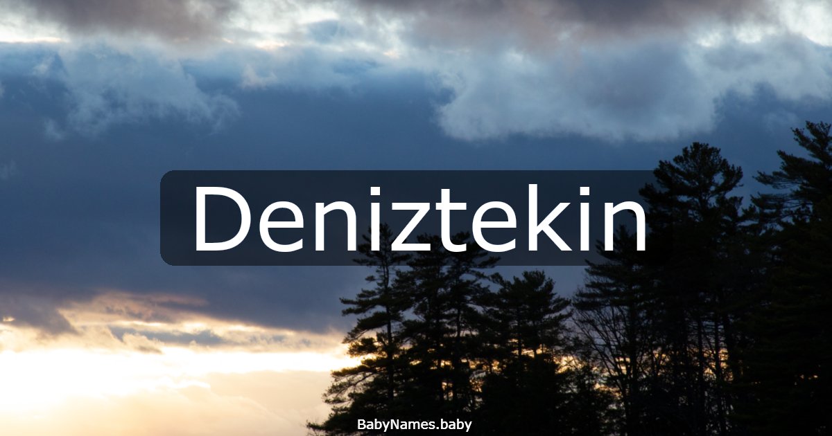 Deniztekin