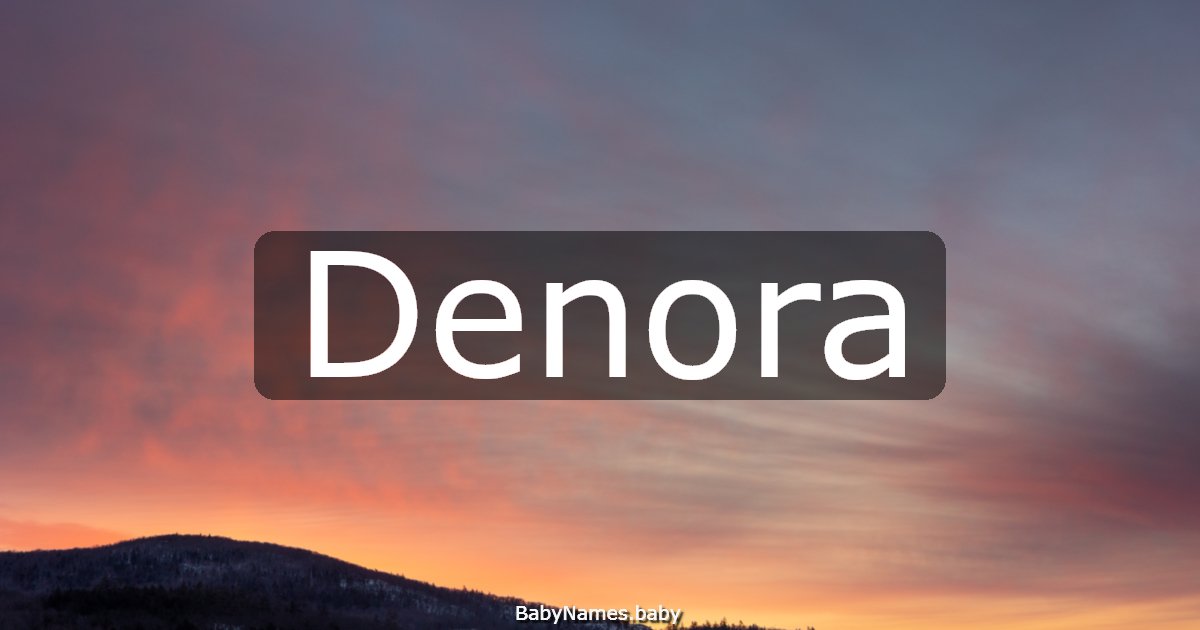Denora