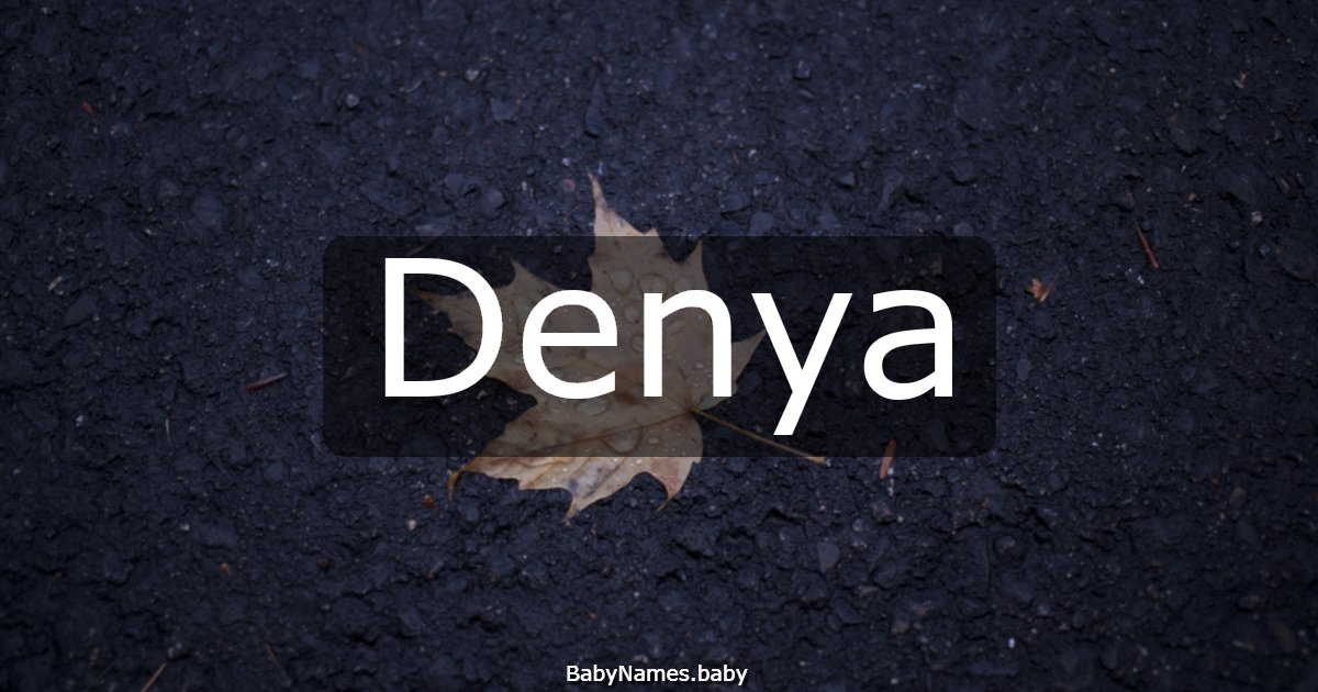 Denya